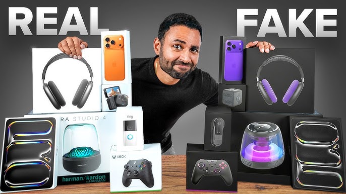 Tech Products vs. Their Best Fakes