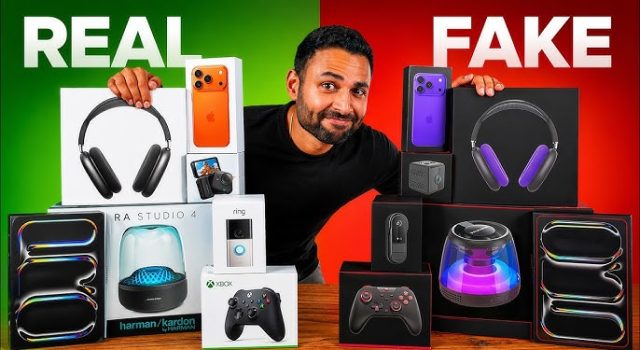 Tech Products vs. Their Best Fakes