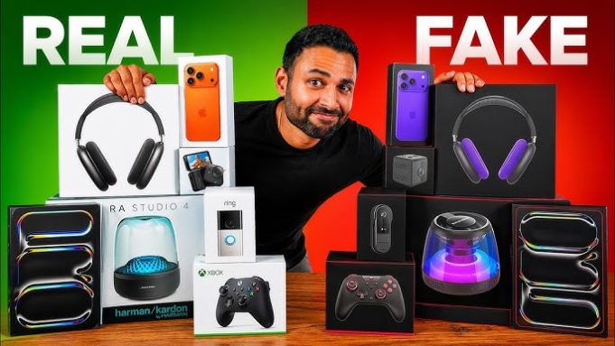 Tech Products vs. Their Best Fakes